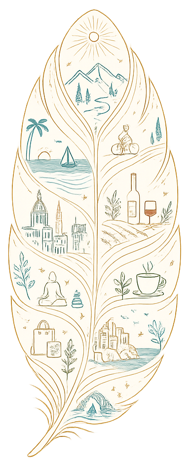 My Happy Places – Itineraries Illustration